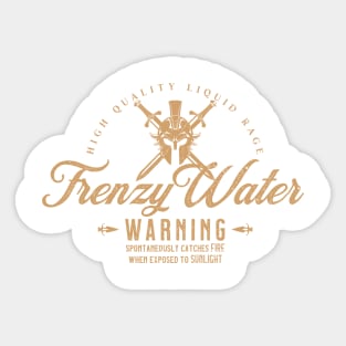 Frenzy Water Sticker